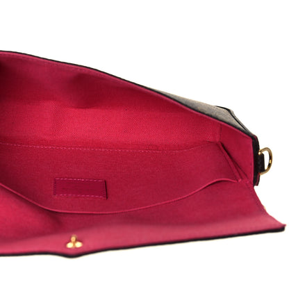 Louis Vuitton Monogram My LV World Tour Pochette Felicie Chain Wallet Hot Pink 6 of 13