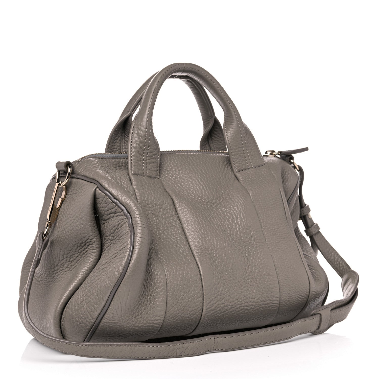 Alexander Wang Soft Pebbled Lambskin Rocco Oyster 3 of 10