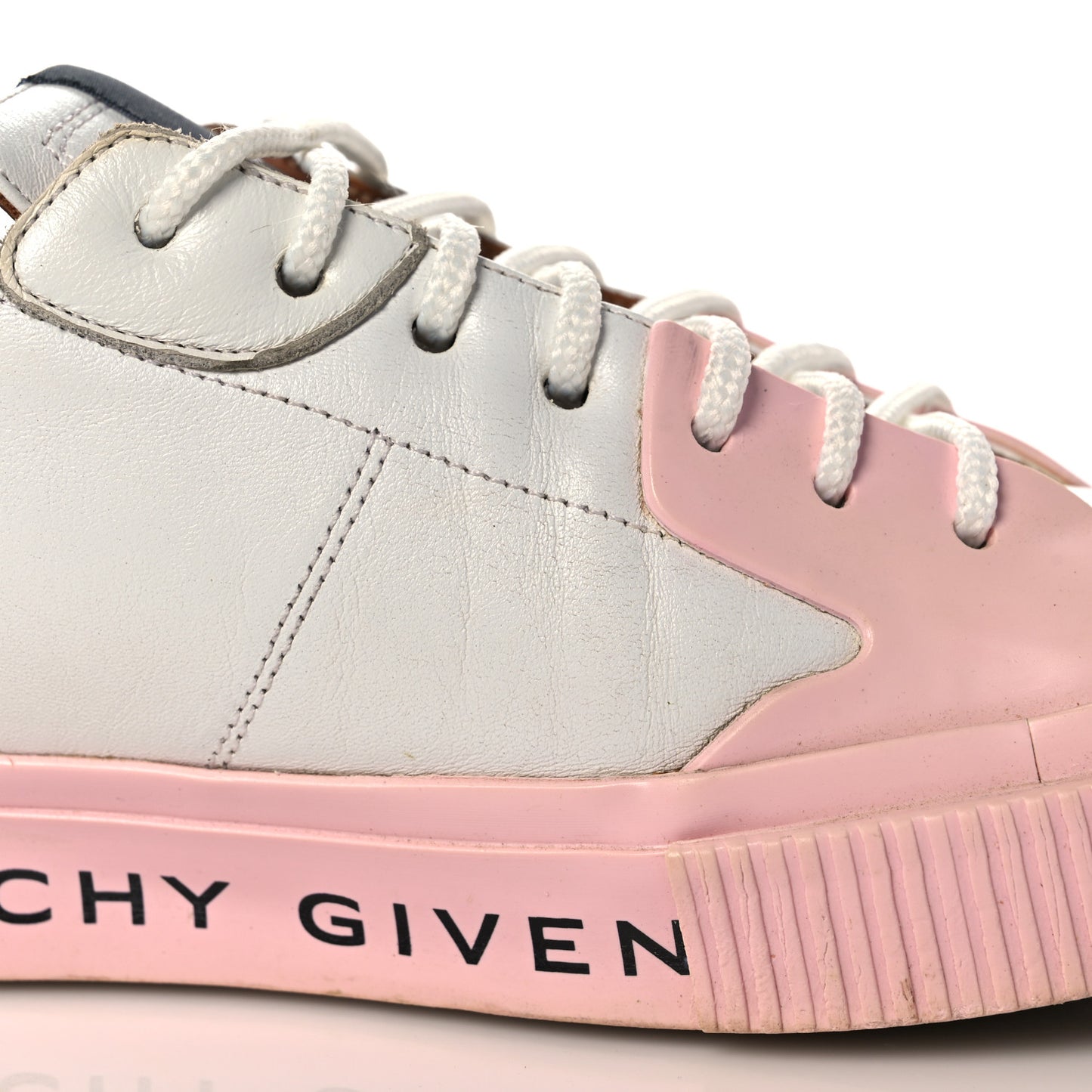 Canvas Logo Tennis Light Low Top Sneakers 37 White Pink