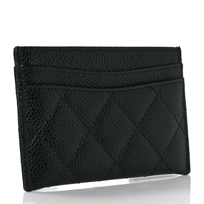Chanel Caviar Quilted Card Holder Black 3 of 10