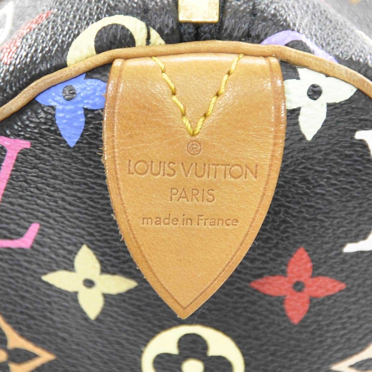 Louis Vuitton Monogram Multicolor Speedy 30 Black 5 of 9