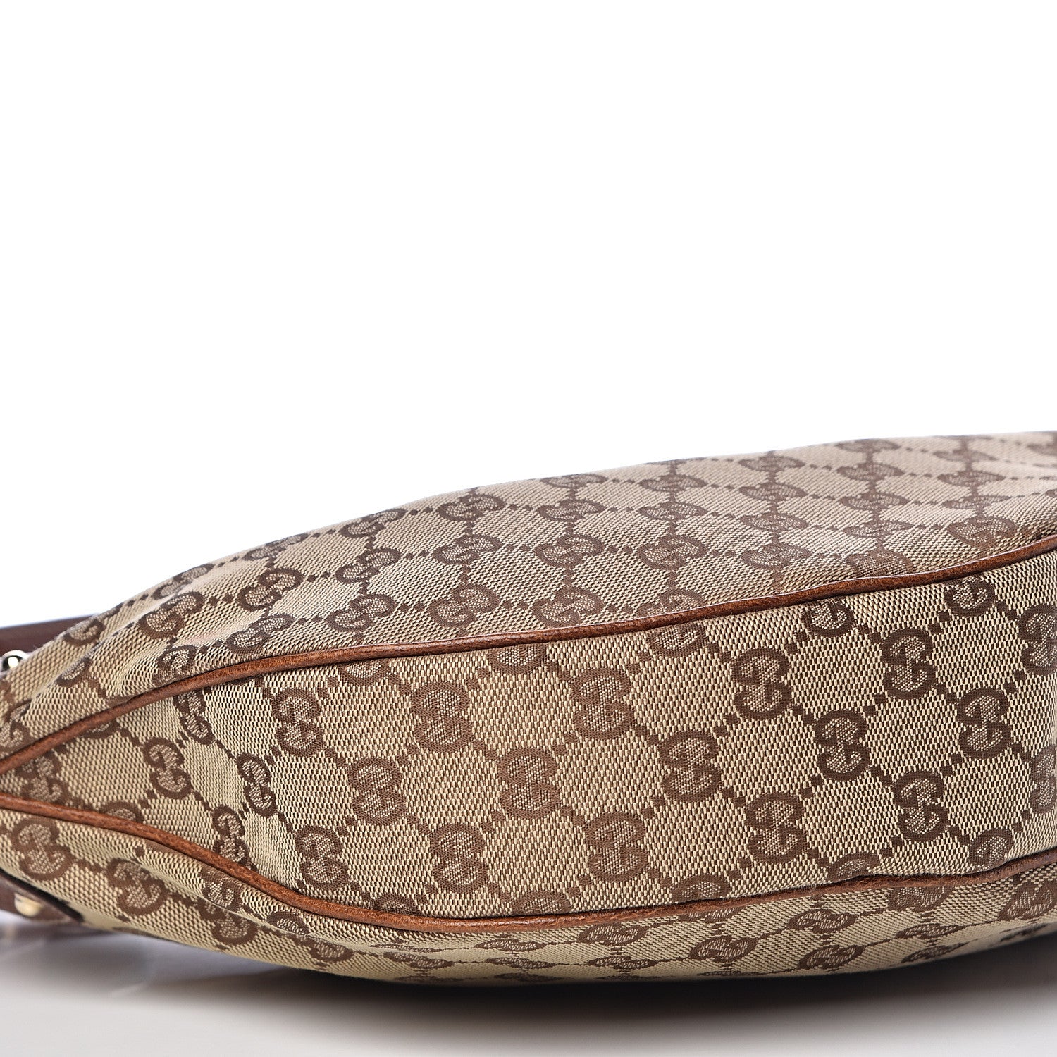 Gucci Monogram Bamboo Ring Hobo Brown 8 of 16