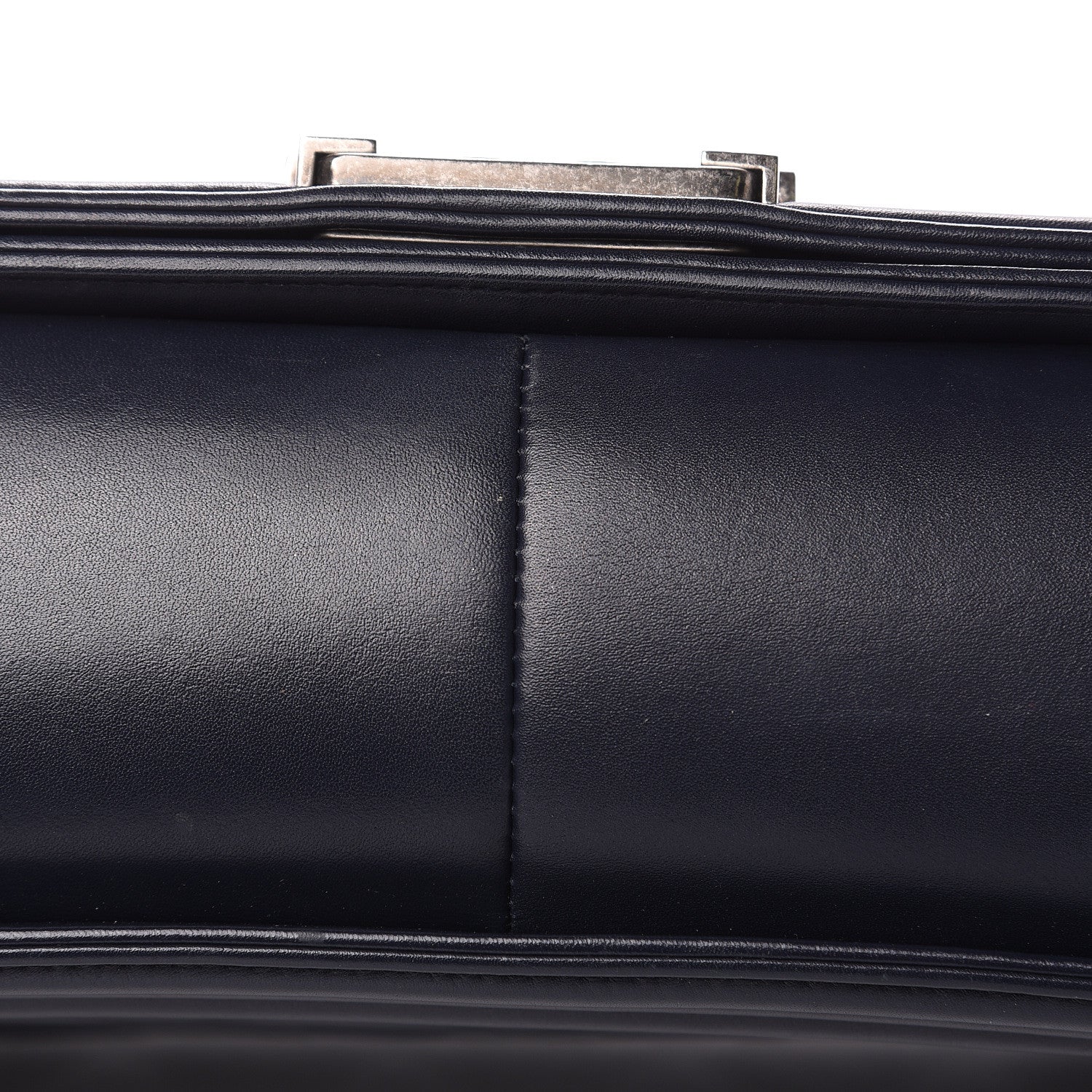 Chanel Calfskin Quilted New Medium Boy Flap Dark Navy Blue 10 of 17
