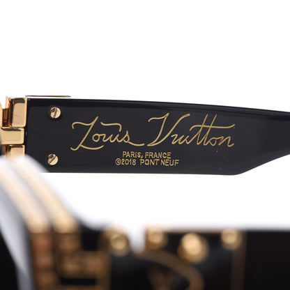 Louis Vuitton Acetate 1.1 Millionaires Sunglasses Z1165W Black 6 of 8