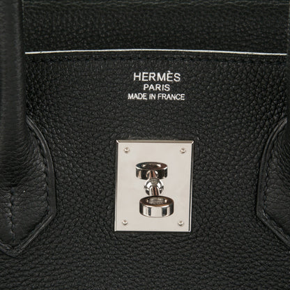 Hermes Taurillon Clemence Birkin 35 Black 9 of 27