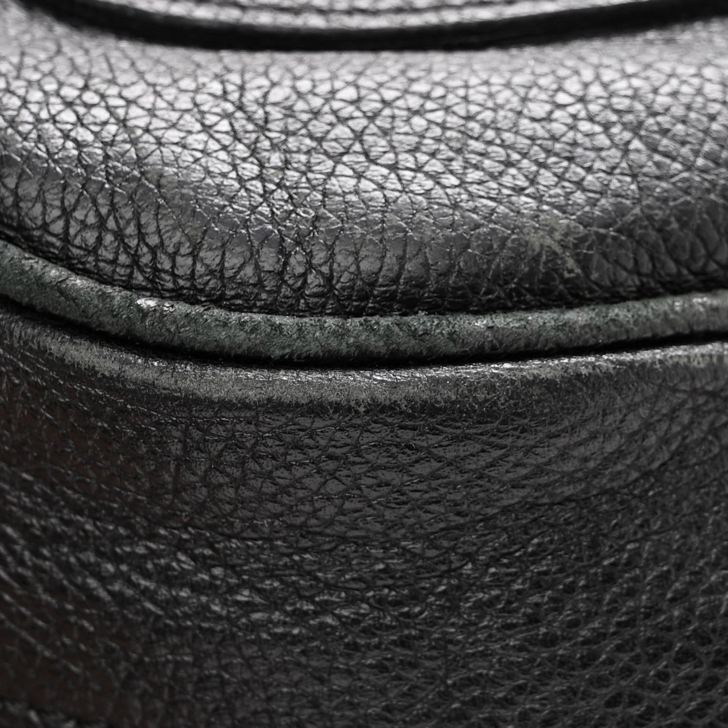 Grained Calfskin Medium Jennifer Crossbody Bag Black