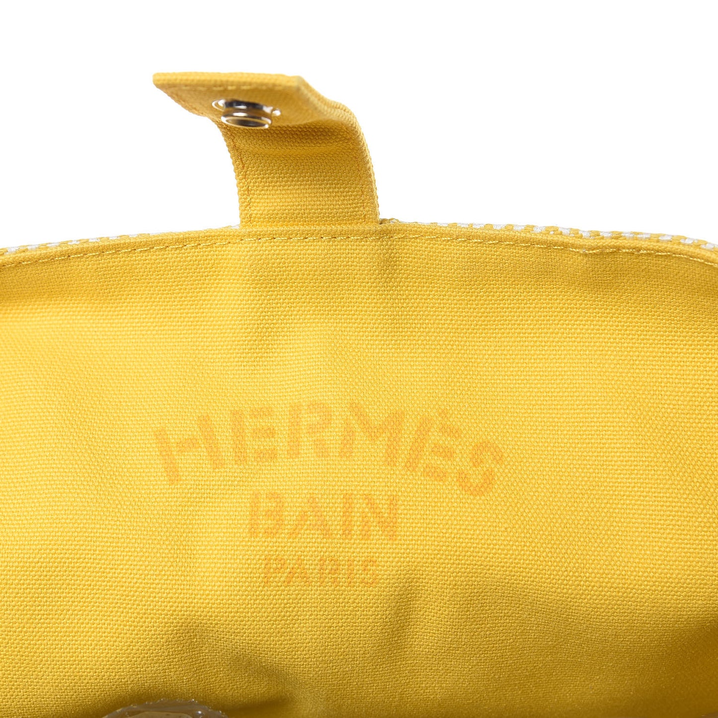 Canvas Panier De Plage Tote Yellow
