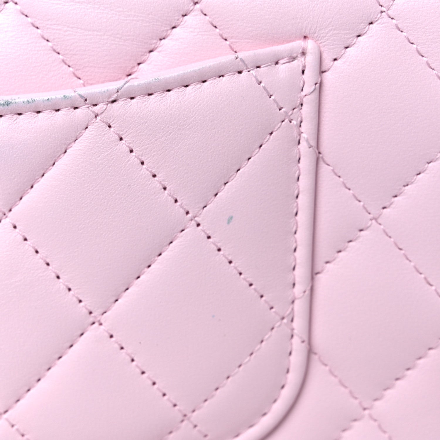 Chanel Lambskin Quilted Mini Top Handle Rectangular Flap Light Pink 12 of 14