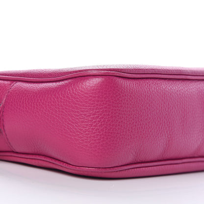 Gucci Pebbled Calfskin Small Soho Disco Bag Bright Bougainvillea 8 of 9
