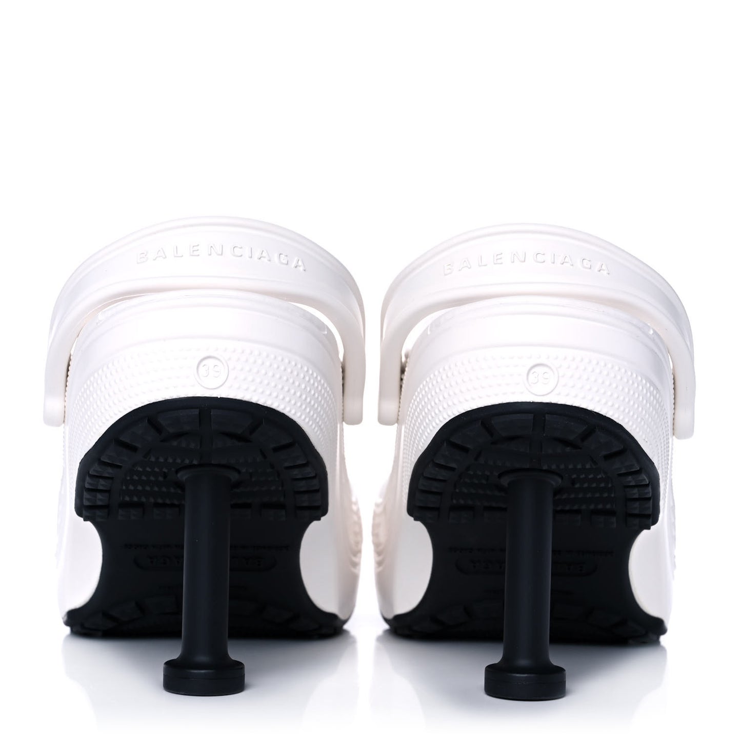 X CROCS Rubber Womens Madame 80 Sandals 39 White