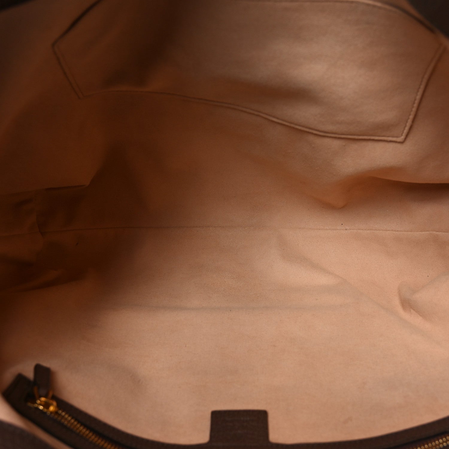 Gucci GG Supreme Monogram Textured Calfskin Web Medium Ophidia Shopping Tote Beige Ebony New Acero 5 of 10