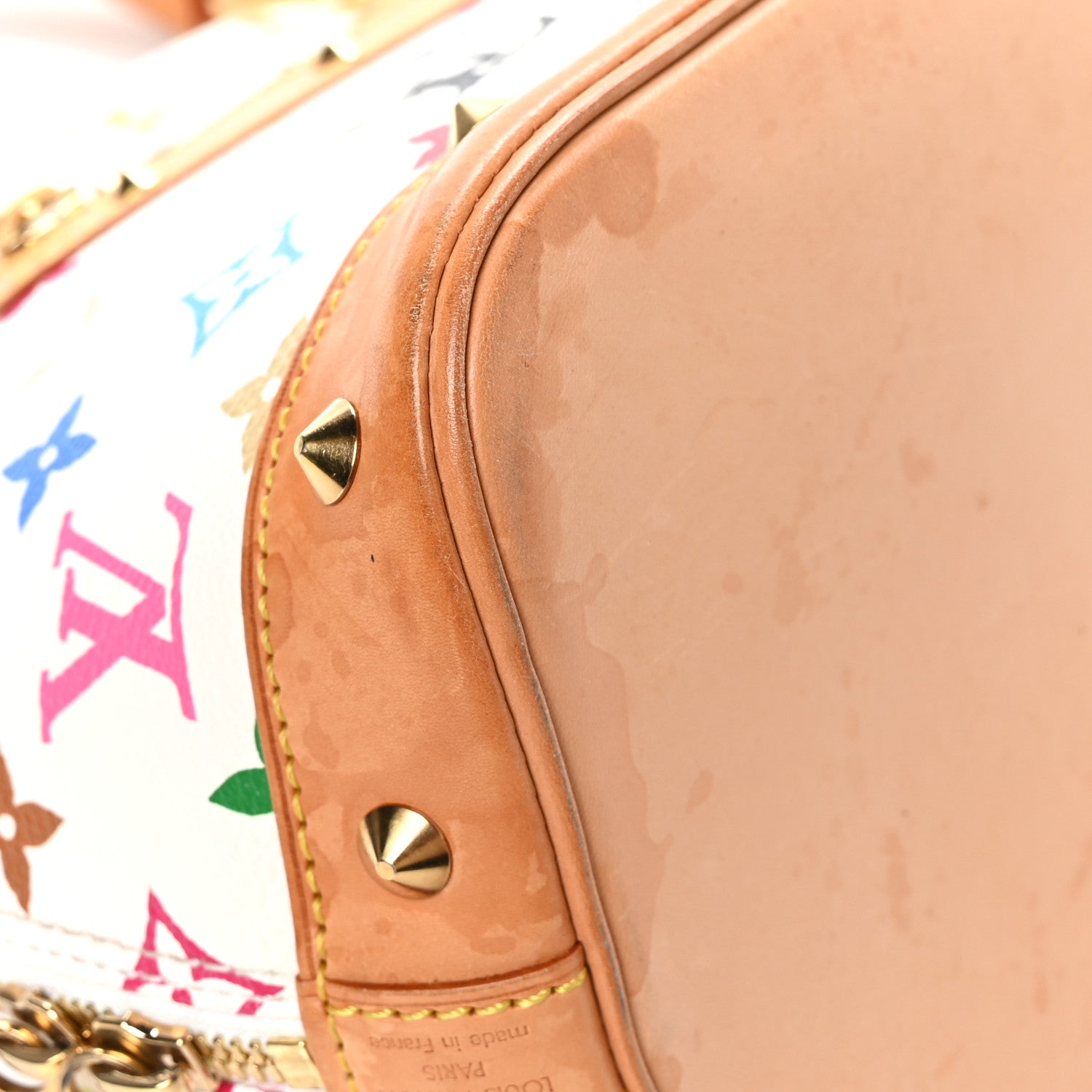 Louis Vuitton Monogram Multicolor Alma White 9 of 12