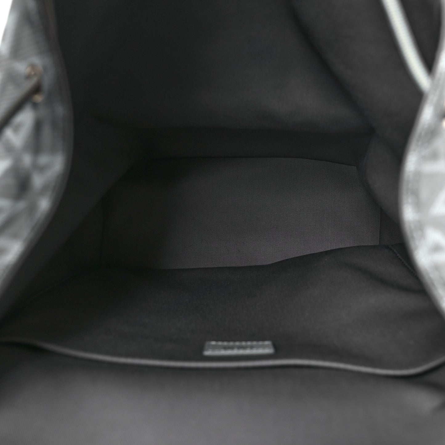 Coated Canvas CD Diamond Flap Backpack Gray