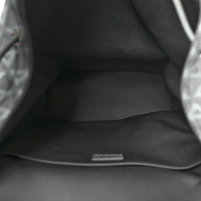 Christian Dior Coated Canvas CD Diamond Flap Backpack Gray 5 of 11