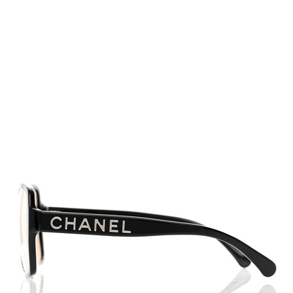 Chanel Acetate Polarized Square Sunglasses 5408 Black 3 of 9