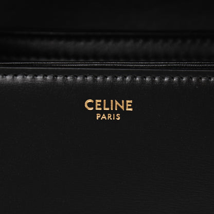 Celine Shiny Calfskin Large Triomphe Black 6 of 10