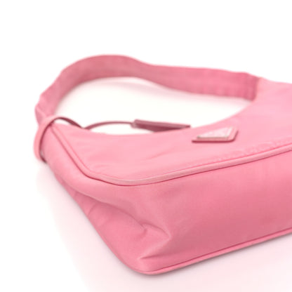 Prada Tessuto Nylon Mini Re-Edition 2000 Bag Begonia 7 of 8