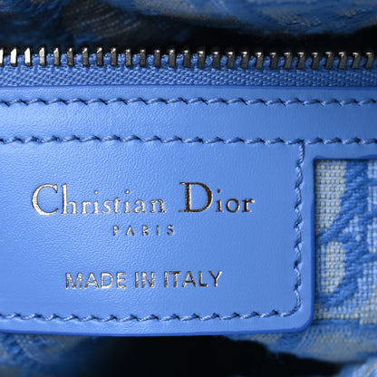 Christian Dior Wicker Oblique Medium Lady Dior Bag Cornflower Blue 6 of 13