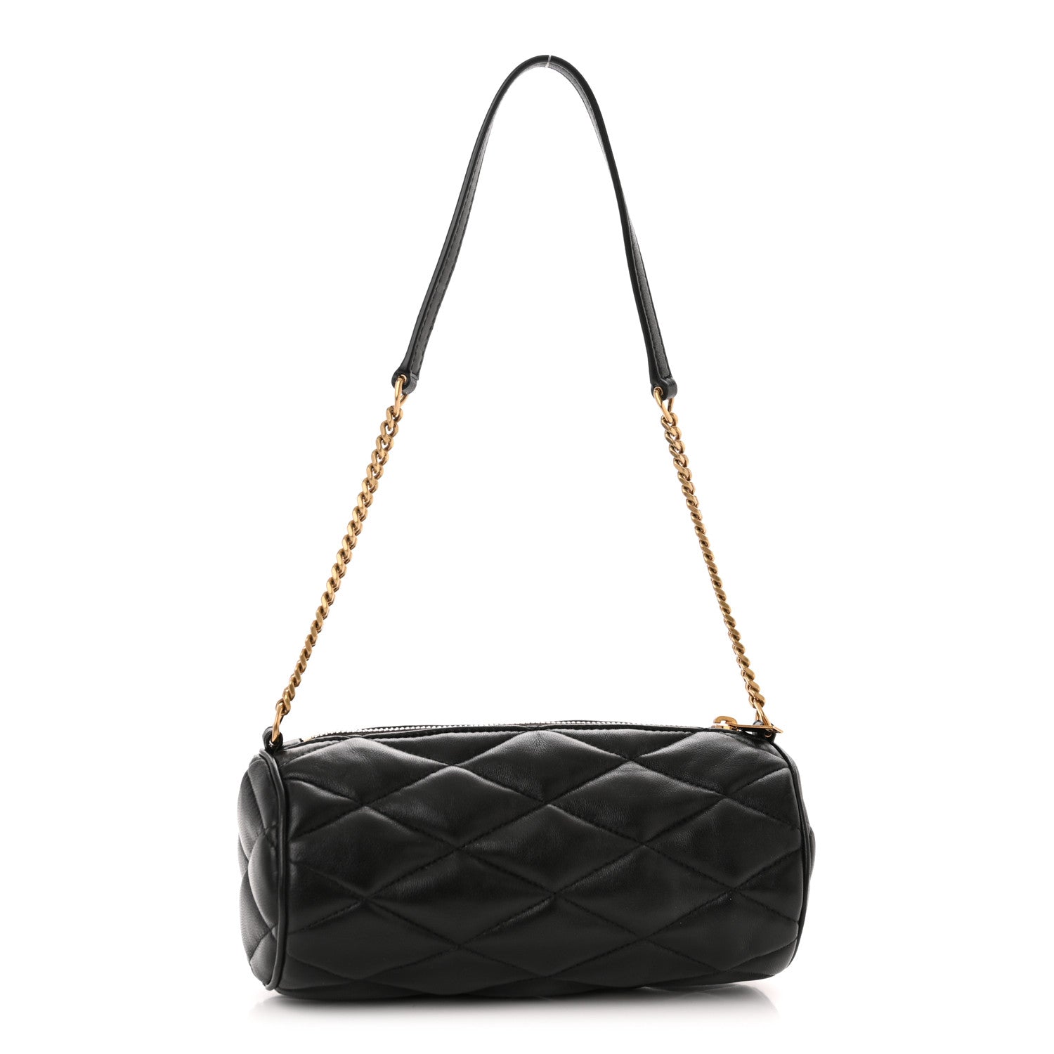 Saint Laurent Lambskin Monogram Mini Sade Tube Bag Black 3 of 10
