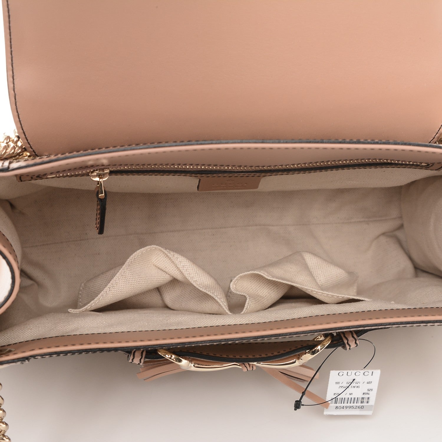 Gucci Monogram Large Emily Chain Shoulder Bag Light Pink 5 of 7