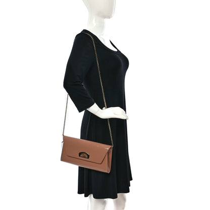 Christian Louboutin Patent Vero Dodat Clutch Nude 2 of 8