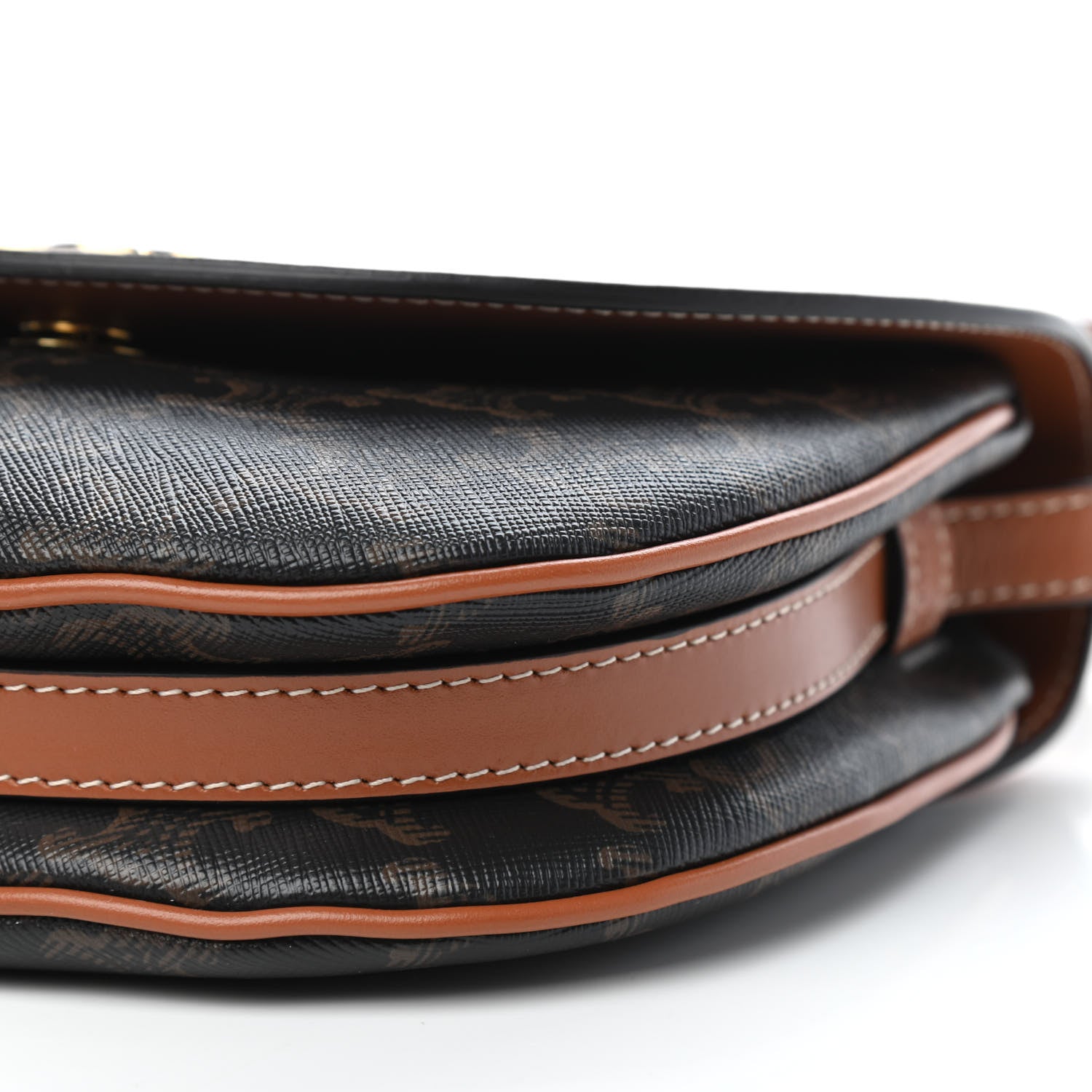 Celine Calfskin Triomphe Besace Tan 8 of 9