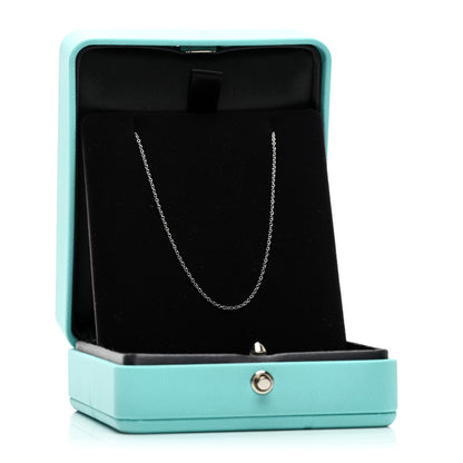 Tiffany 18K White Gold Chain Necklace 18" 5 of 5