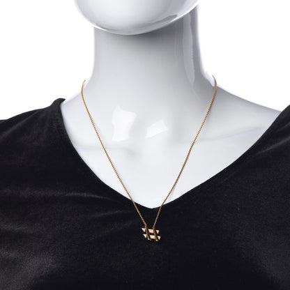 Louis Vuitton LV And Me Hashtag Necklace Gold 2 of 7