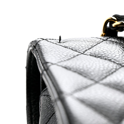 Chanel Caviar Quilted Medium Double Flap Black 11 of 11