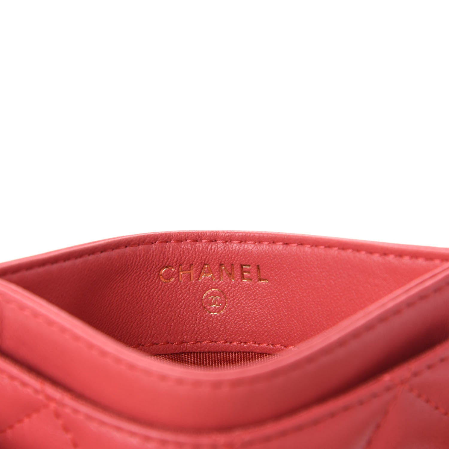 Chanel Lambskin Lucky Charms Card Holder Pink 6 of 9