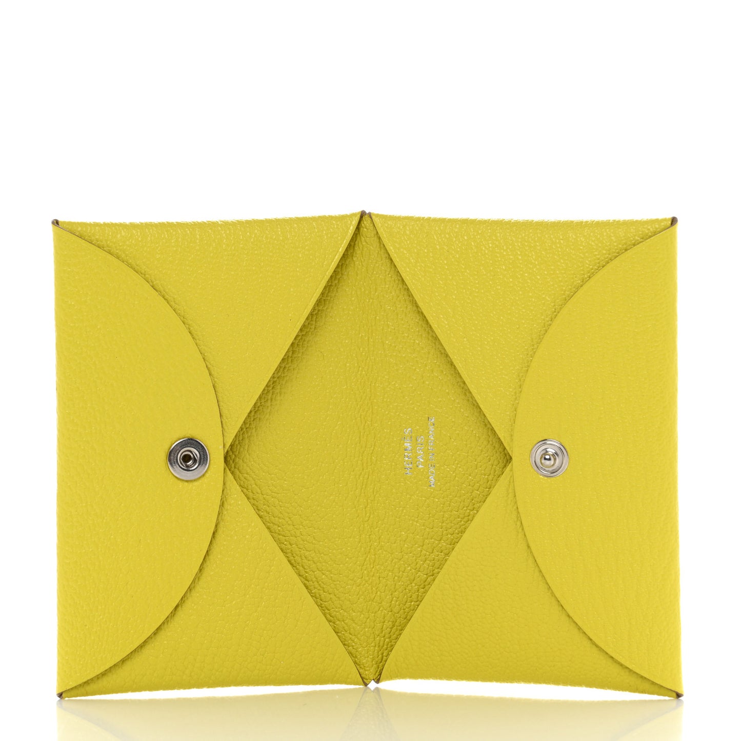 Chevre Mysore Calvi Card Case Lime
