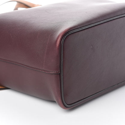 Celine Lambskin Small Soft Cube Satchel Burgundy 8 of 9