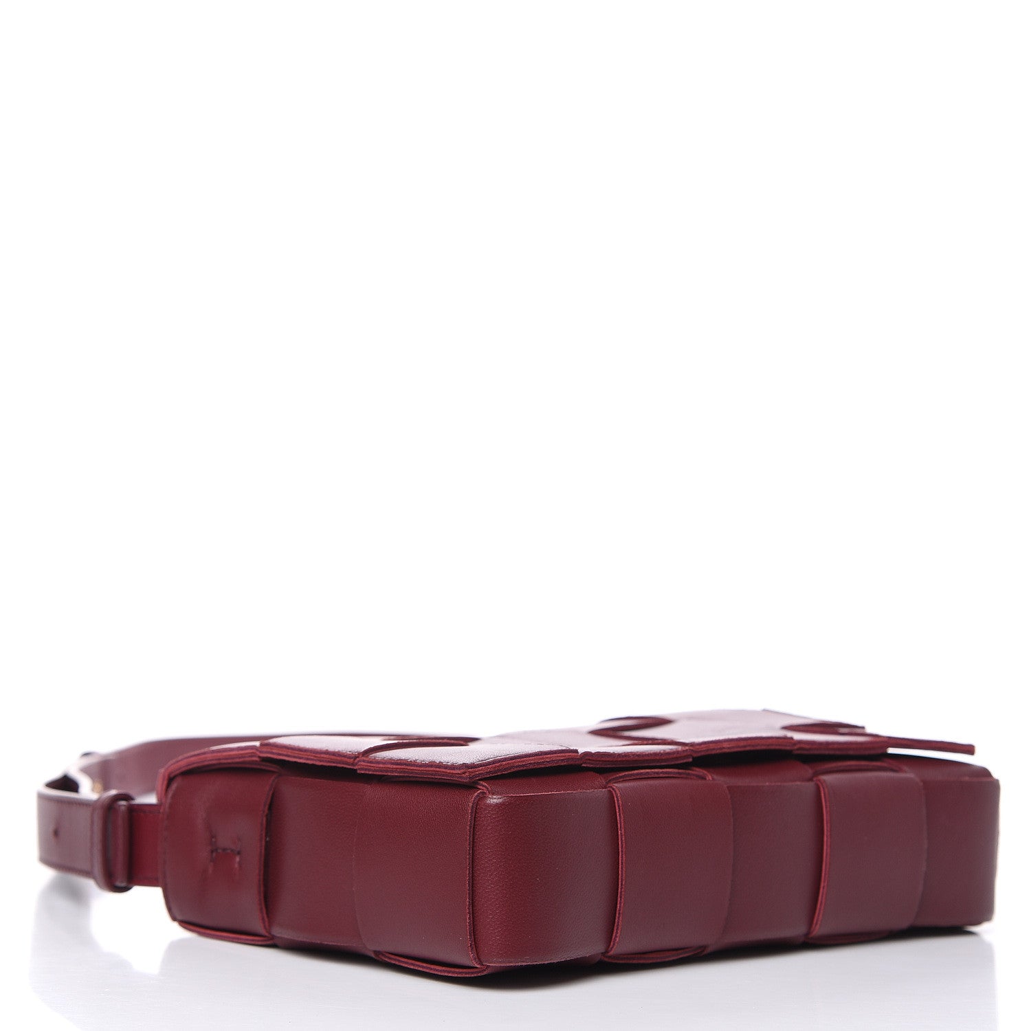 Bottega Veneta Nappa Maxi Intreccio Cassette Bag Bordeaux 4 of 13
