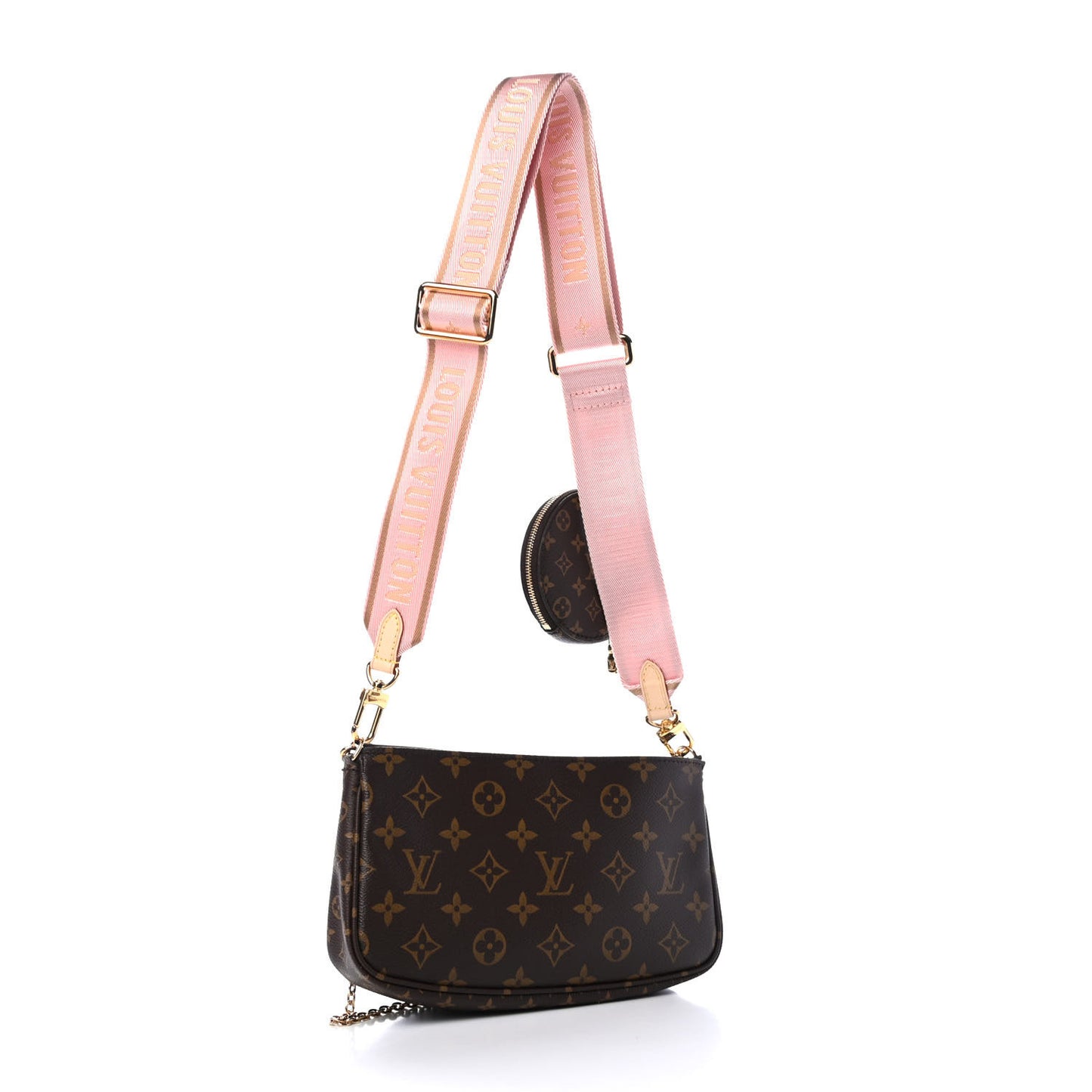 Monogram Multi Pochette Accessories Rose Clair