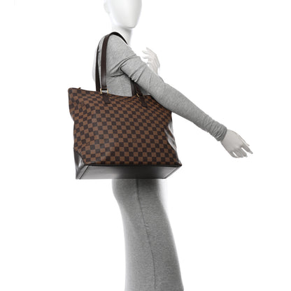 Louis Vuitton Damier Ebene Cabas Mezzo 2 of 12