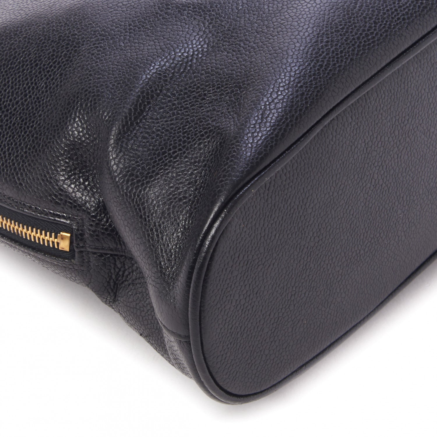 Chanel Caviar Large CC Shoulder Bag Black 6 of 10