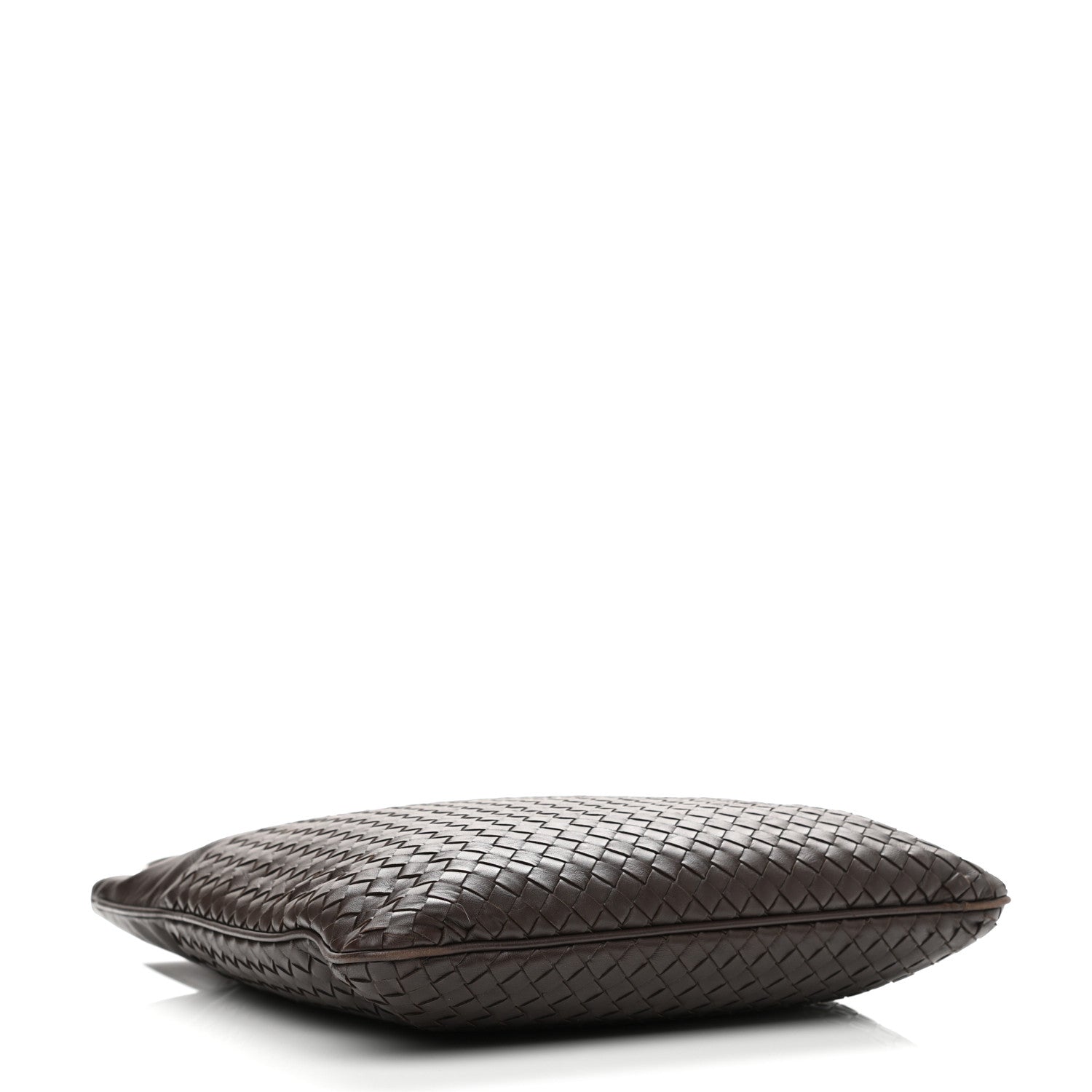 Bottega Veneta Nappa Intrecciato Flat Shoulder Bag Ebano 4 of 12