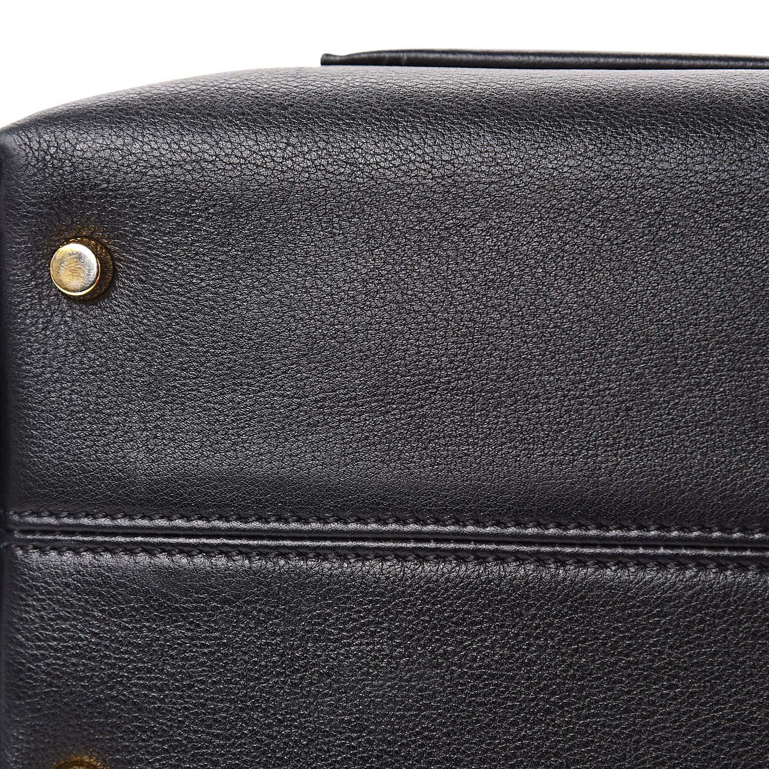 Tom Ford Calfskin Medium Leonica Padlock Satchel Bag Black 10 of 13