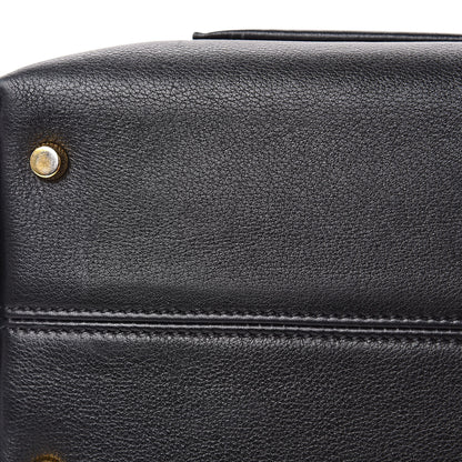 Tom Ford Calfskin Medium Leonica Padlock Satchel Bag Black 10 of 13
