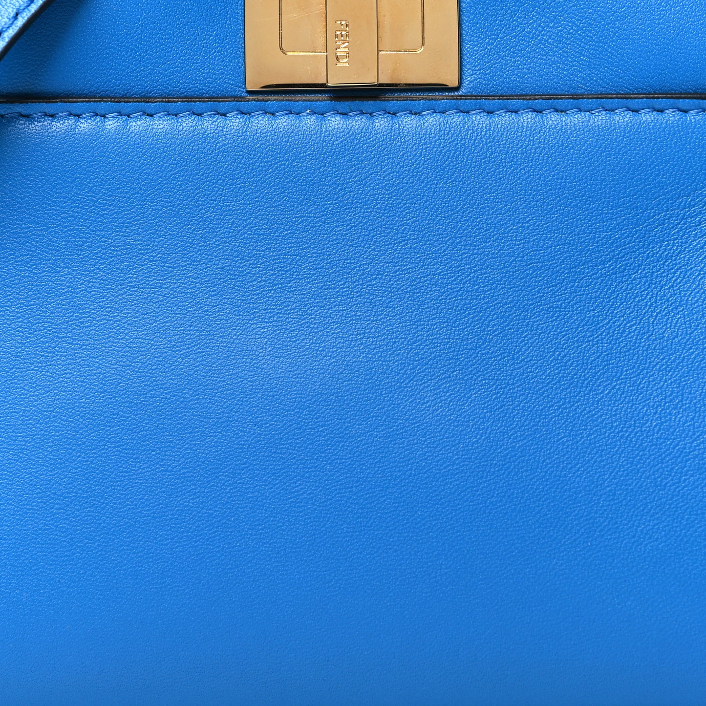 Shiny Nappa Micro Peekaboo Iconic Satchel Blue Royal