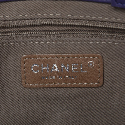 Chanel Calfskin Small CC Pocket Tote Purple 7 of 8
