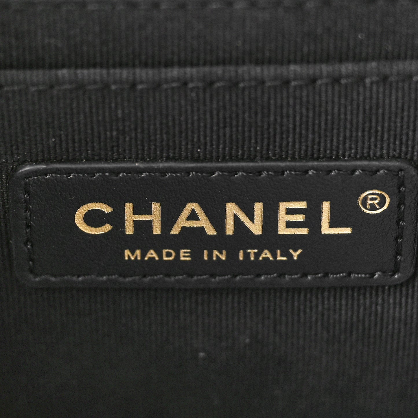 Aged Calfskin Quilted Large Double You Flap Black