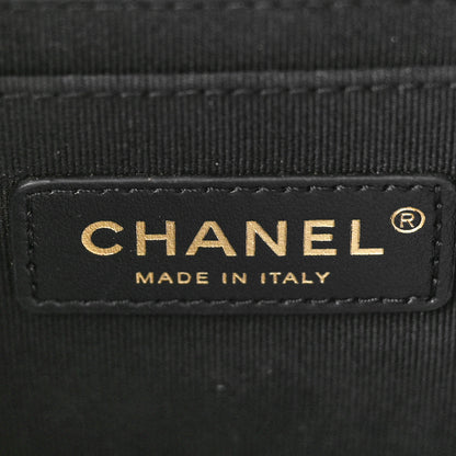 Chanel Aged Calfskin Quilted Large Double You Flap Black 6 of 9