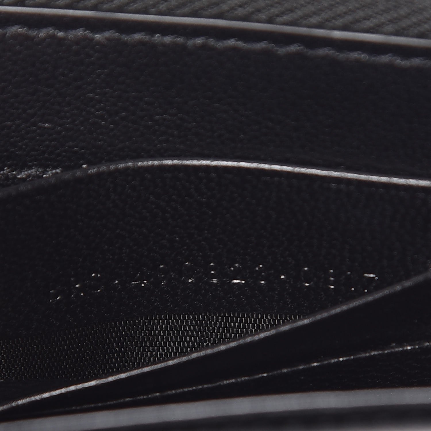 Saint Laurent Snakeskin Two Tone Monogram Toy Kate Strap Wallet Black Fuchsia 7 of 7