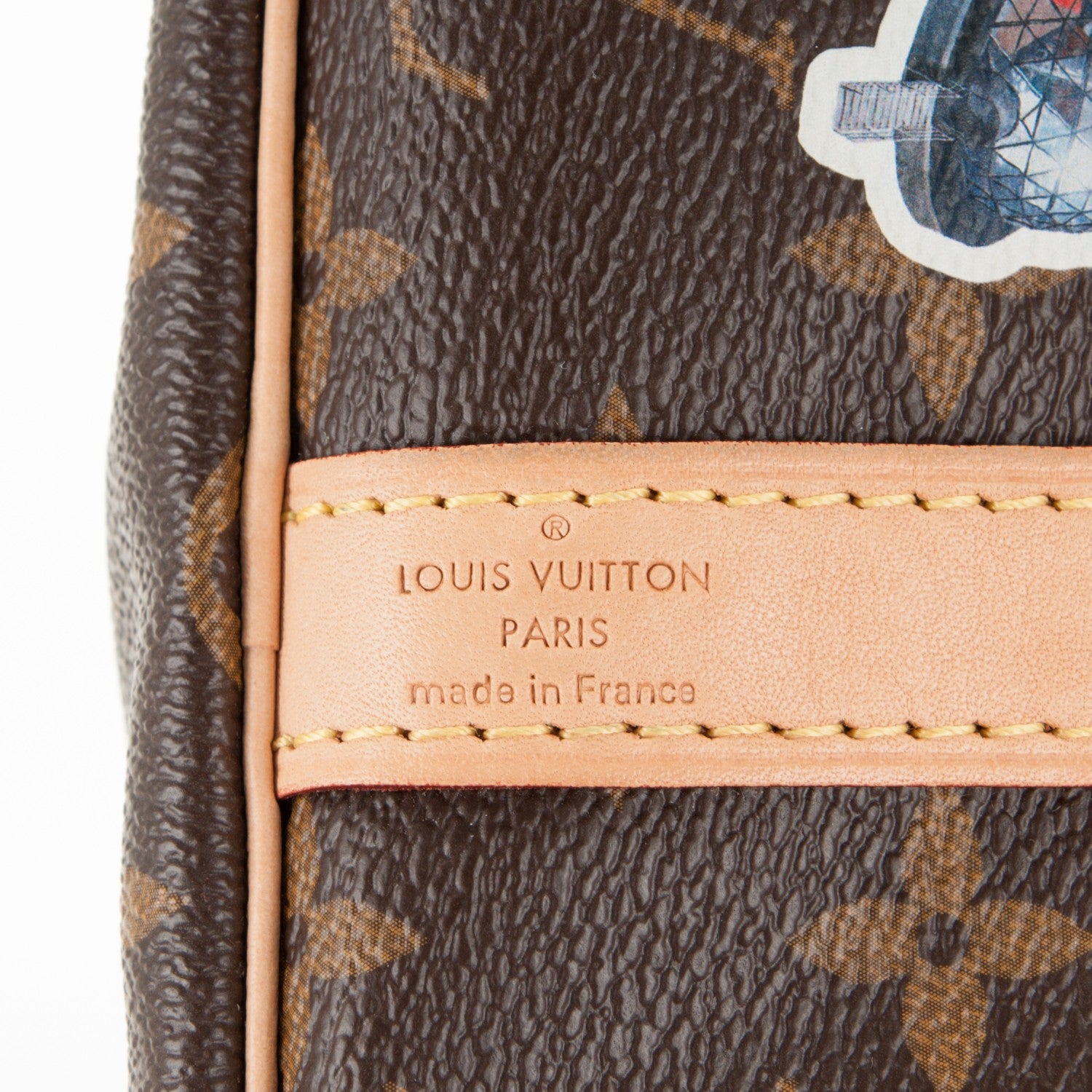 Louis Vuitton Monogram World Tour Speedy Bandouliere 30 6 of 9
