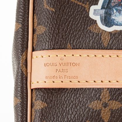 Louis Vuitton Monogram World Tour Speedy Bandouliere 30 6 of 9