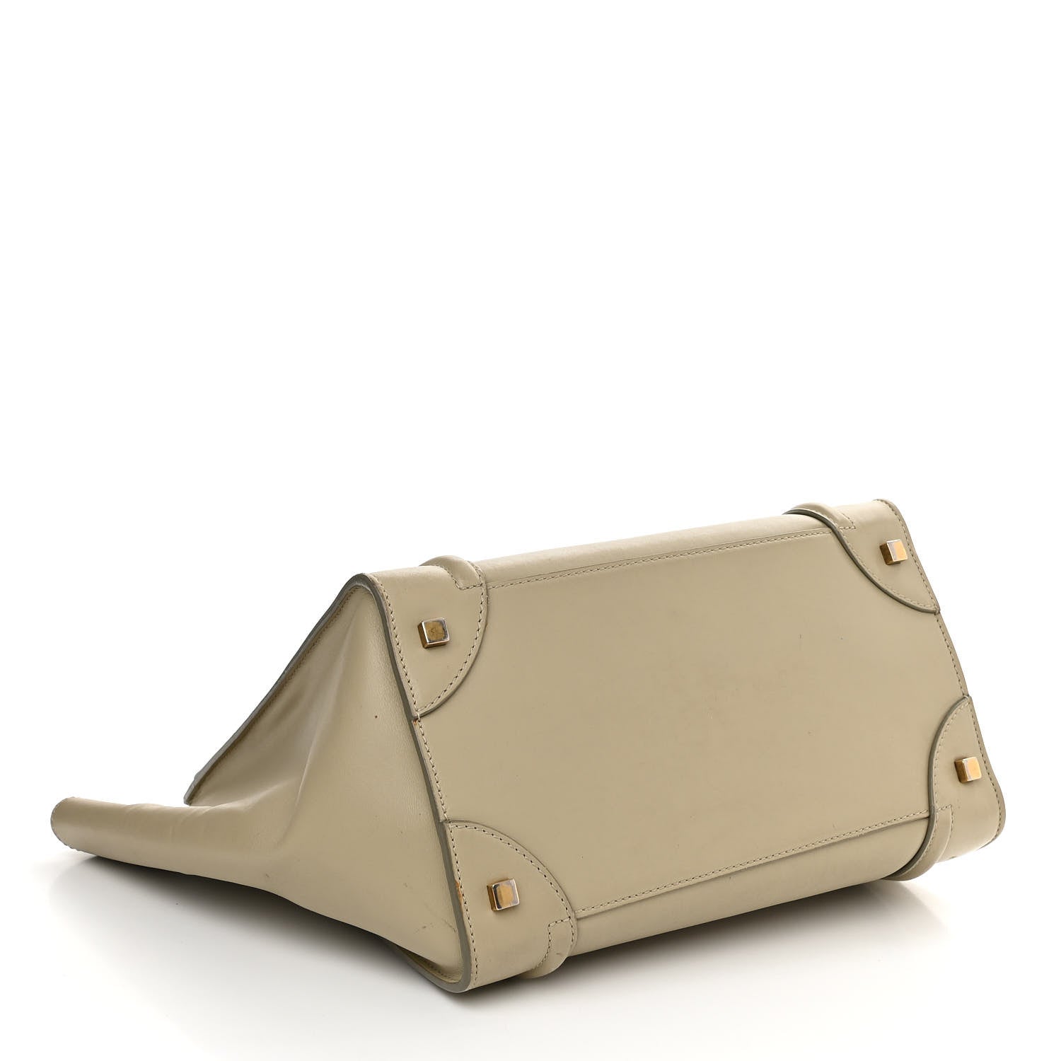 Celine Smooth Calfskin Mini Luggage Mastic 4 of 22
