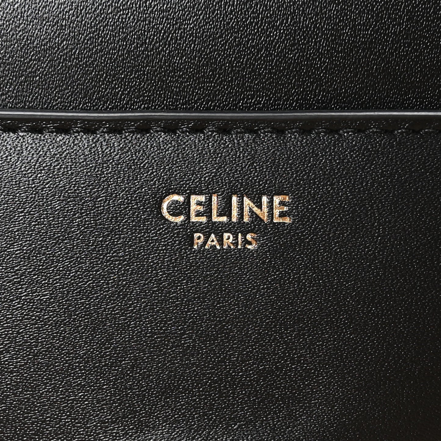 Satinated Calfskin Mini 16 Top Handle Bag Black