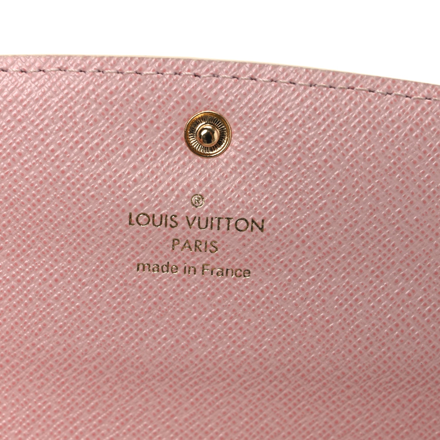 Louis Vuitton Damier Azur Emilie Wallet Rose Ballerine 6 of 7