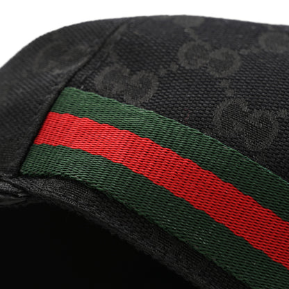 Gucci Monogram Web Baseball Hat S Black 11 of 11